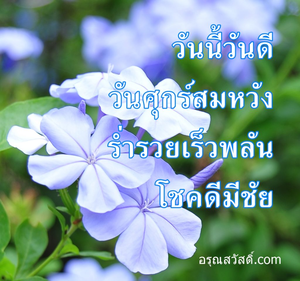 อรุณสวัสดิ์วันศุกร์