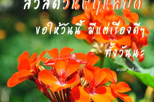 สวัสดีวันพฤหัสบดี