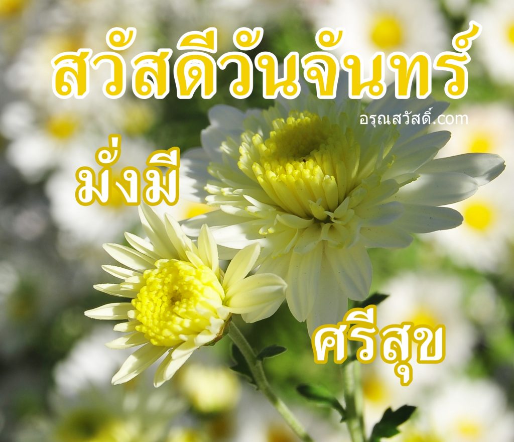 สวัสดีวันจันทร์