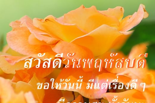 สวัสดีวันพฤหัสบดี