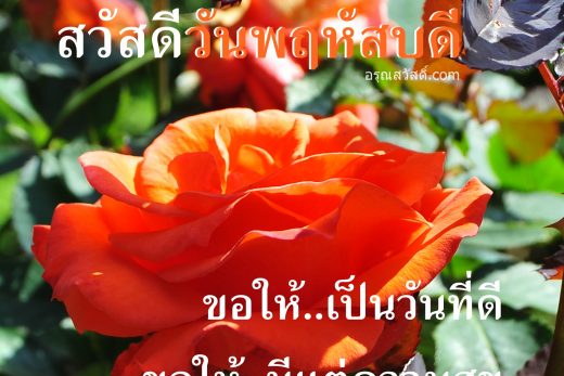 สวัสดีวันพฤหัสบดี