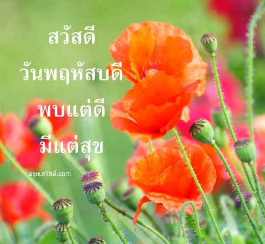สวัสดีวันพฤหัสบดี