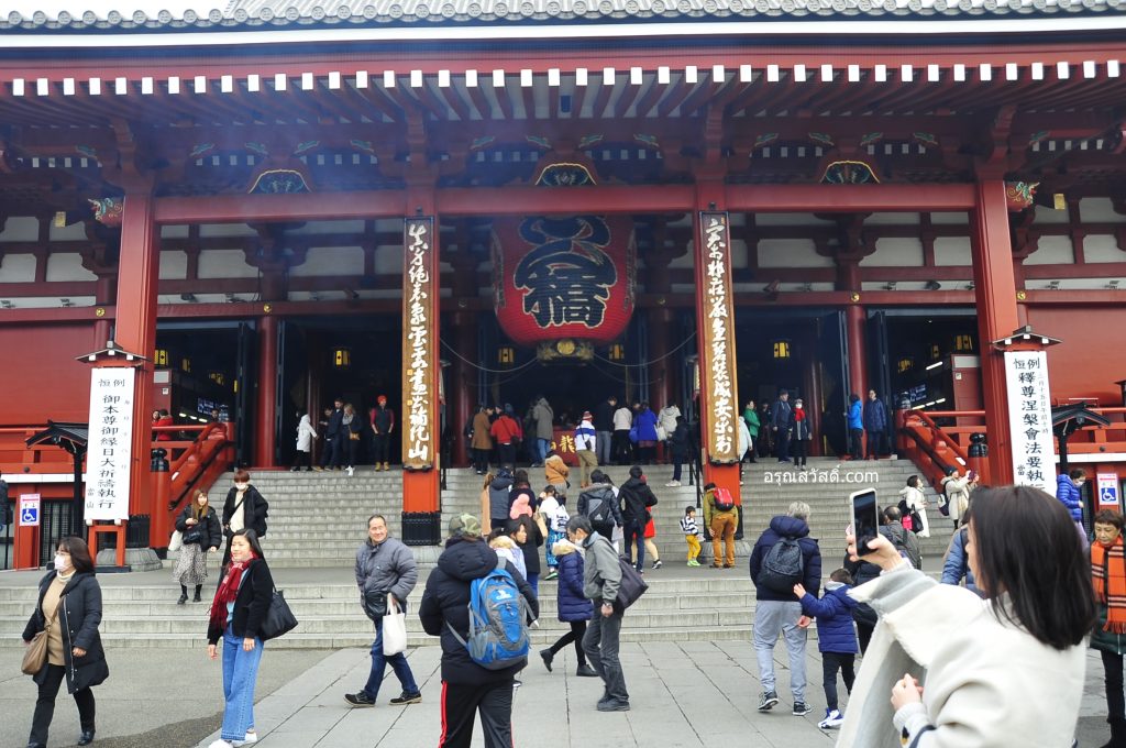 วัดเซ็นโซจิ Sensoji ประเทศญี่ปุ่น
