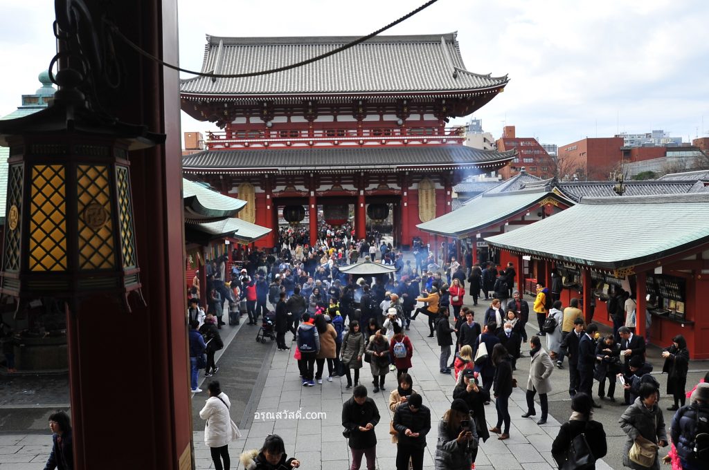 วัดเซ็นโซจิ Sensoji ประเทศญี่ปุ่น