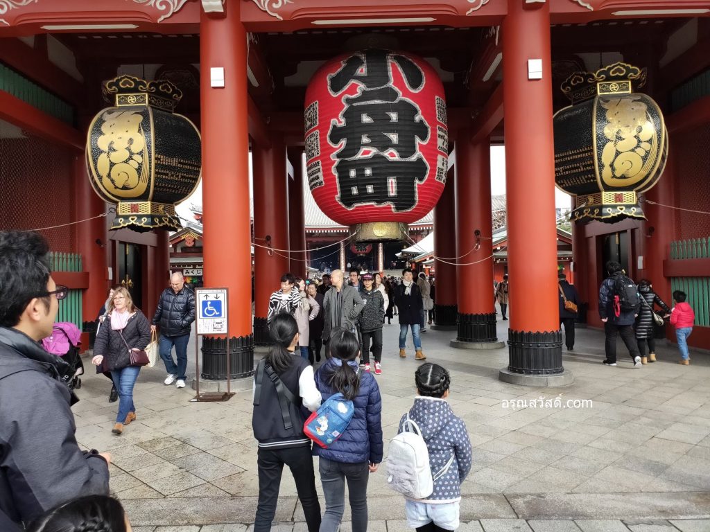 วัดเซ็นโซจิ Sensoji ประเทศญี่ปุ่น