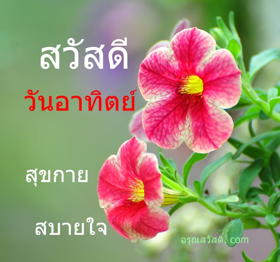 สวัสดีวันอาทิตย์