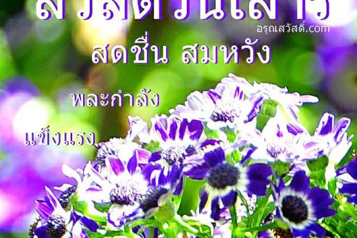สวัสดีวันเสาร์