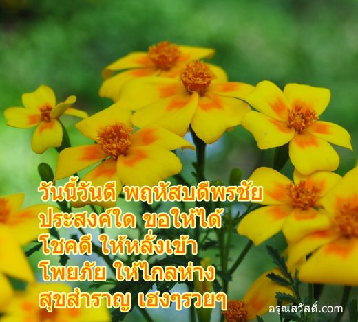 สวัสดีวันพฤหัสบดี