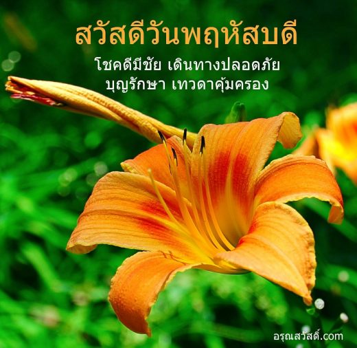 สวัสดีวันพฤหัสบดี